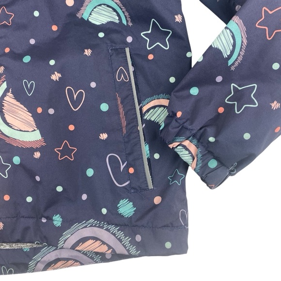 Killtec Girls Waterproof Windproof Rain Jacket Size 7/8 - Picture 3 of 8